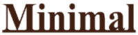Minimal Bottle logo